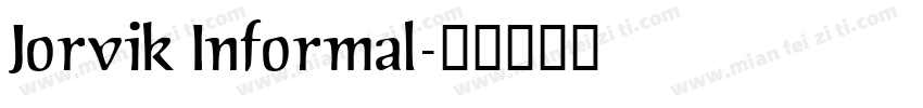 Jorvik Informal字体转换